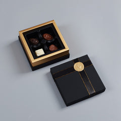 Chocolate Gift Box with Top and Bottom Lid