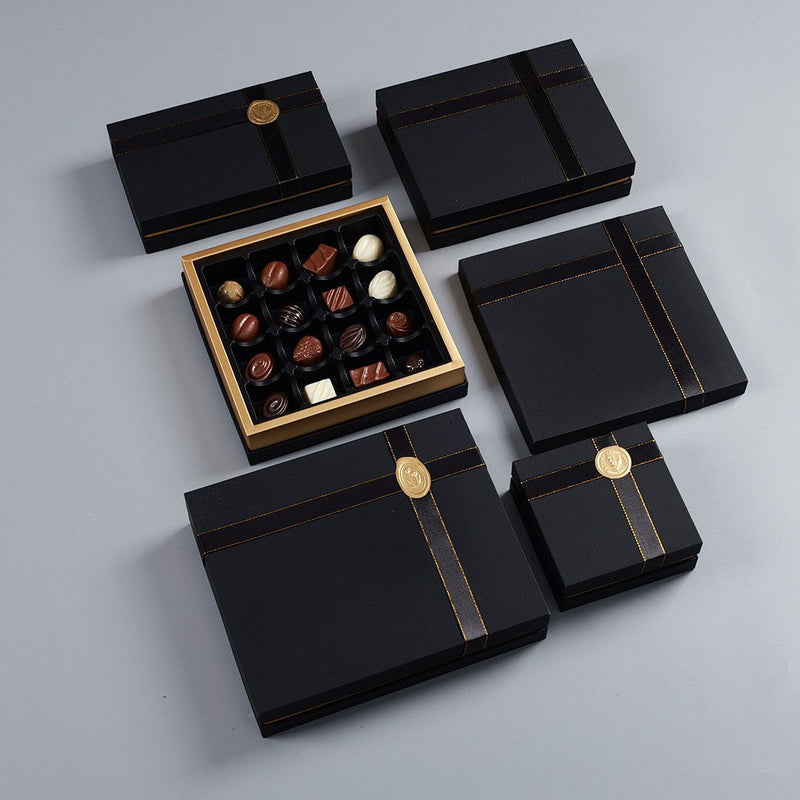 Chocolate Gift Box with Top and Bottom Lid