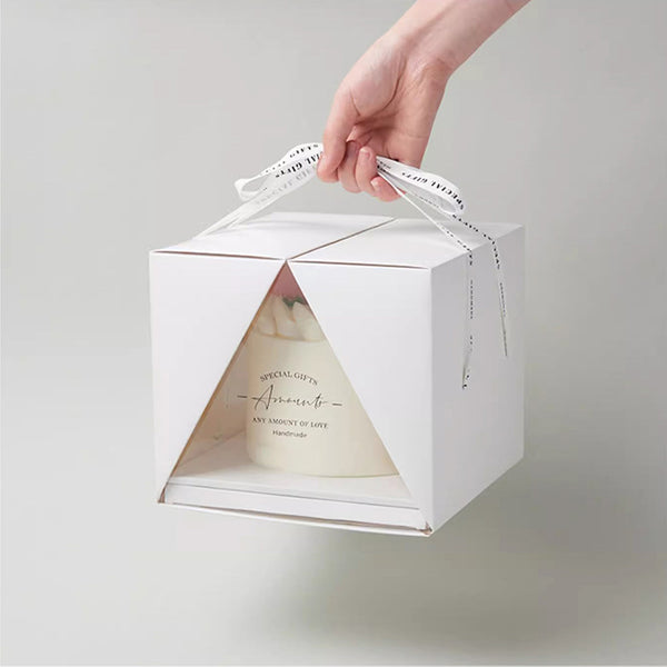 Folio Square Transparent Carrying Cake Box