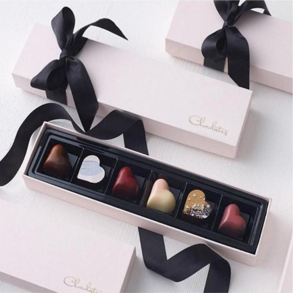 Upper and lower lid chocolate gift box packaging