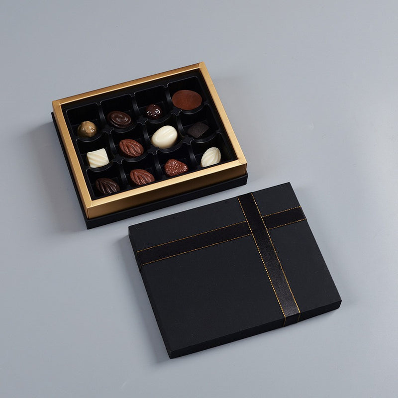 Chocolate Gift Box with Top and Bottom Lid