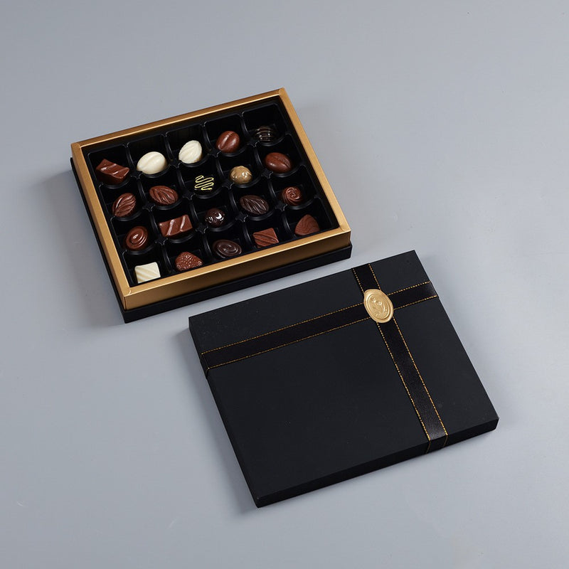 Chocolate Gift Box with Top and Bottom Lid