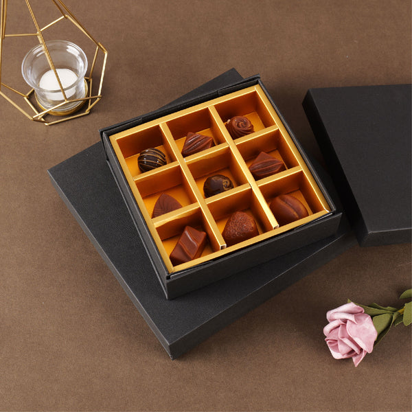 Foldable Chocolate Gift Box (9-Piece/16-Piece)