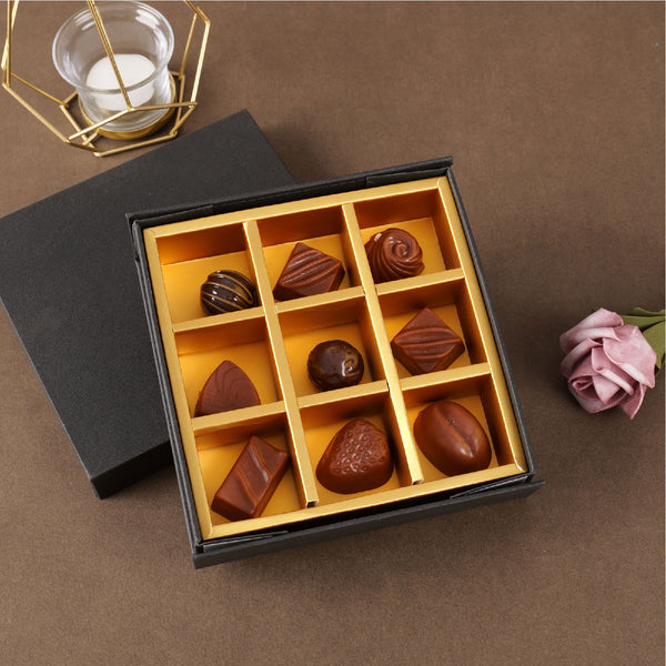 Foldable Chocolate Gift Box (9-Piece/16-Piece)