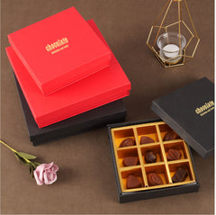 Foldable Chocolate Gift Box (9-Piece/16-Piece)