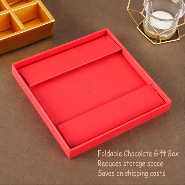 Foldable Chocolate Gift Box (9-Piece/16-Piece)
